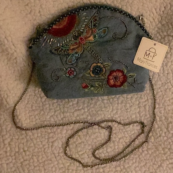 Crossbody Handbag with Chain Strap - Picture 1 of 2